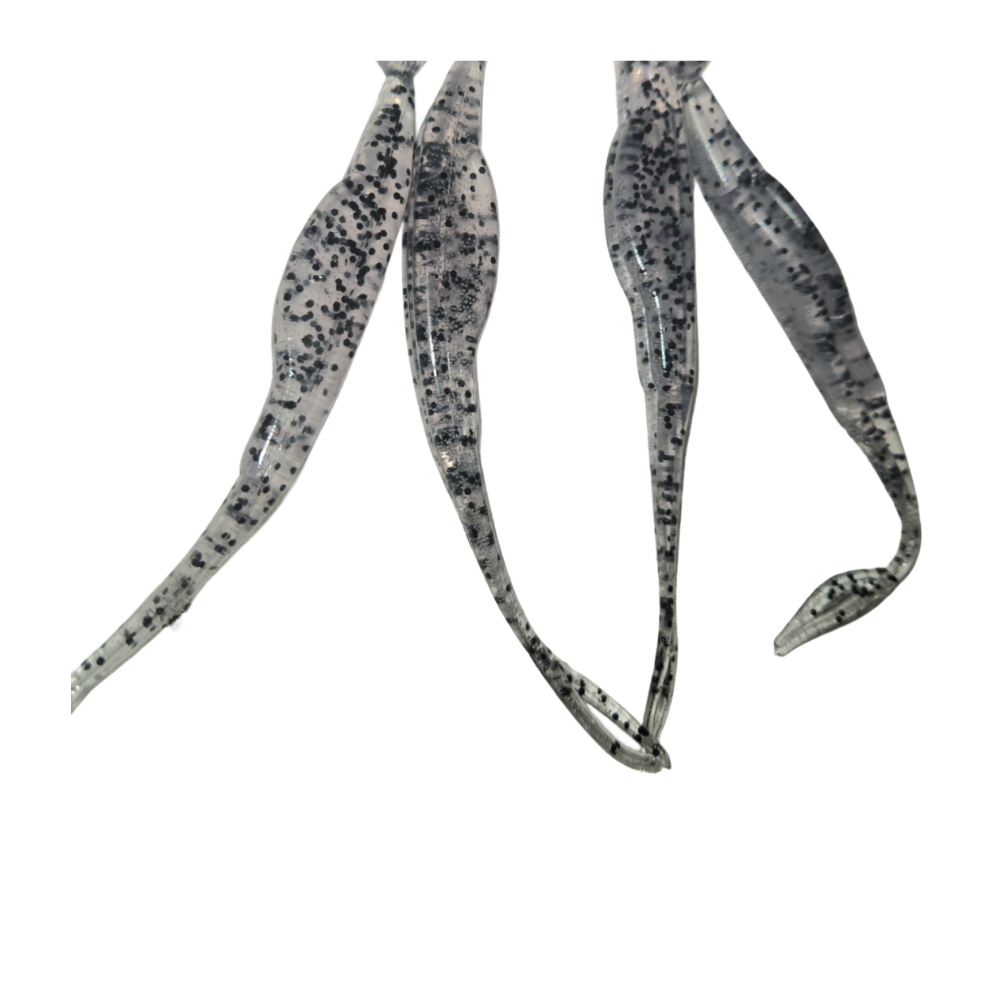 Salt Pepper Fluke 5 Inch - 8 Pack