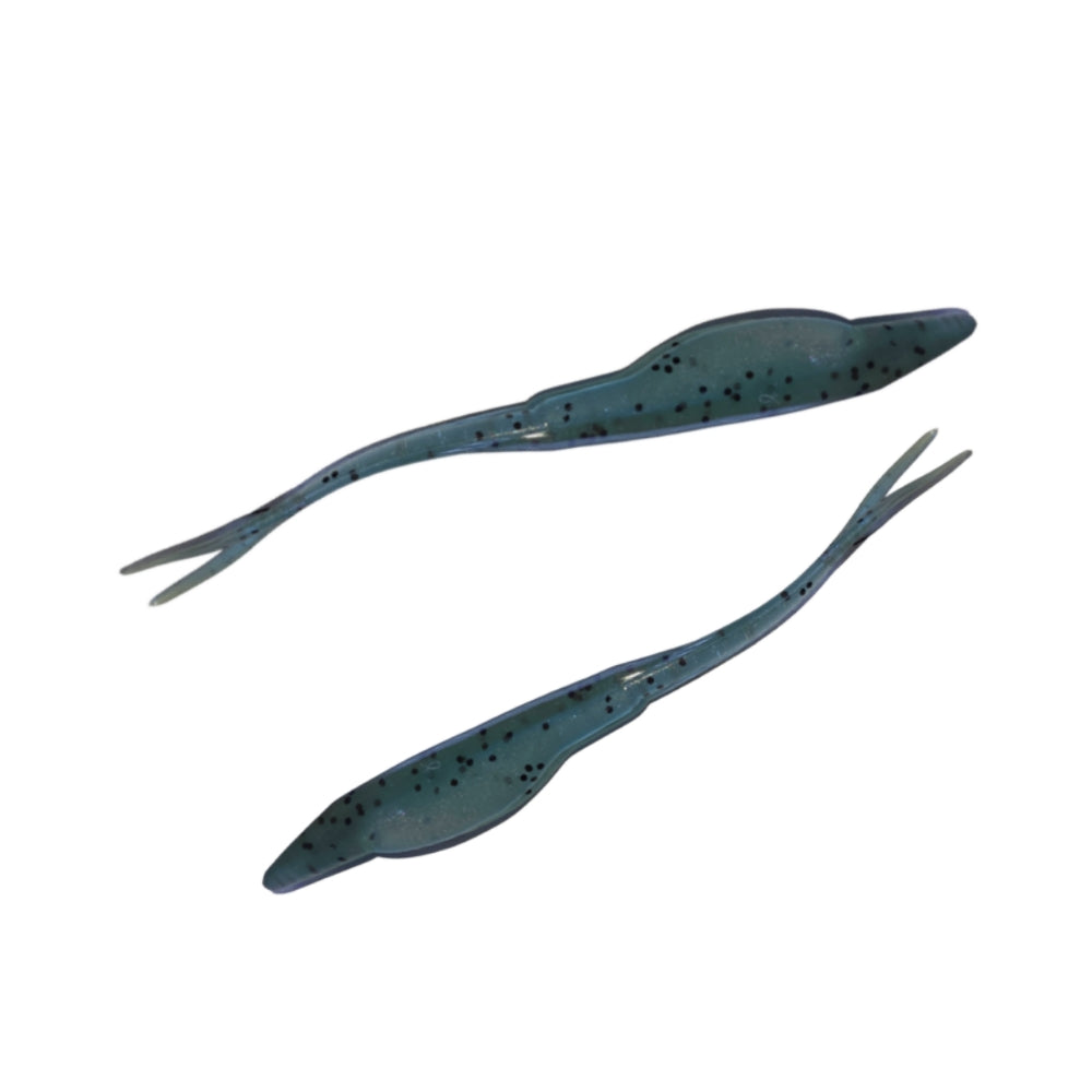 Blue Morph on Silver Fluke 5 Inch 8 Pack