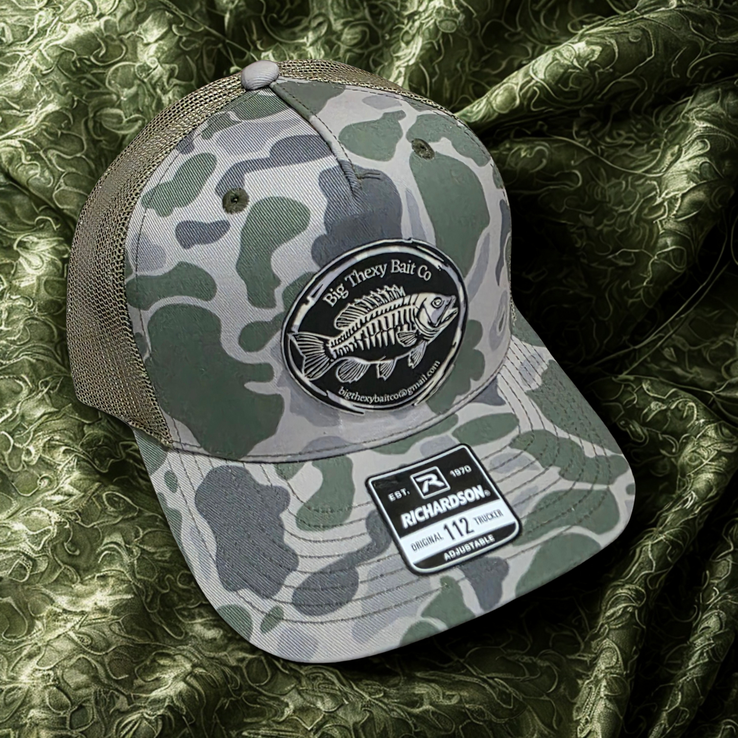 Big Thexy Bait Co. Camo Cap