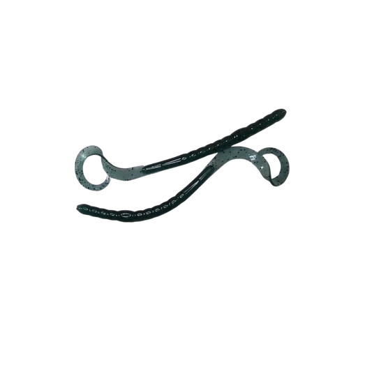 Lonesome Blue 10" U-tail Worm 4 Pack