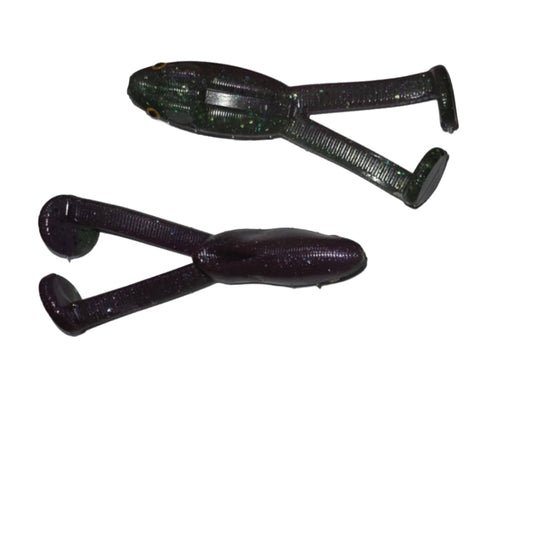 Black and Blue  3 Inch Frog - 3 Pack